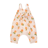 Tie Back Romper - Peaches | Angel Dear - Jenni Kidz