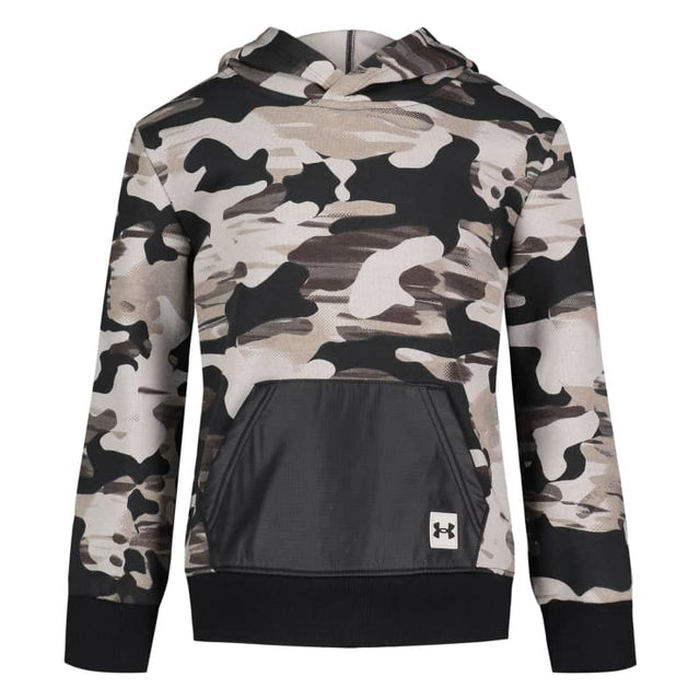 Boys' Iridescent Camo Hoodie - Black | Under Armour - Jenni Kidz