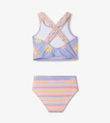Girls Lavender Sunshine Two-Piece Swimsuit