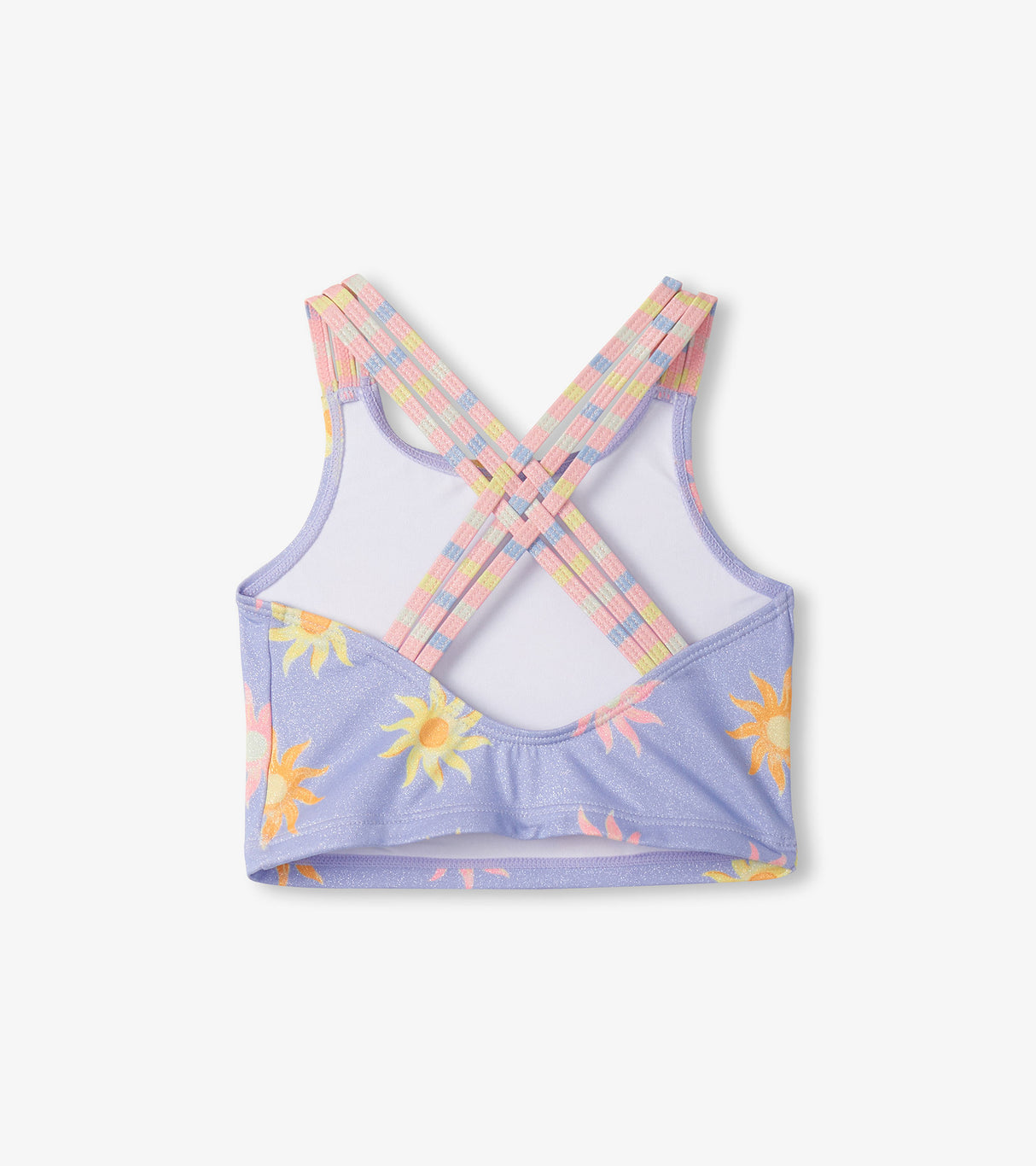 Girls Lavender Sunshine Two-Piece Swimsuit
