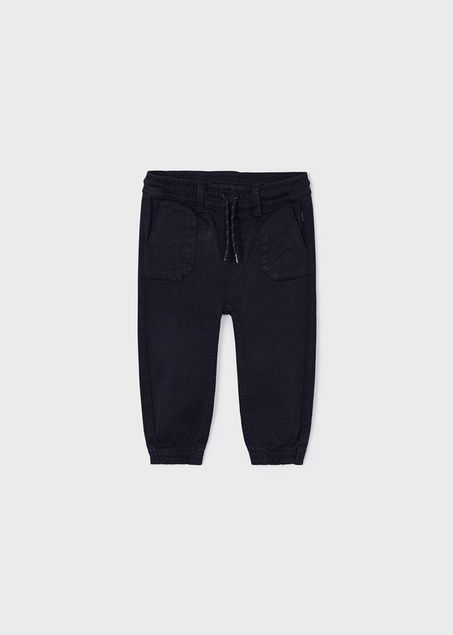 Twill Trousers Baby - Marino - Boys | Mayoral - Jenni Kidz