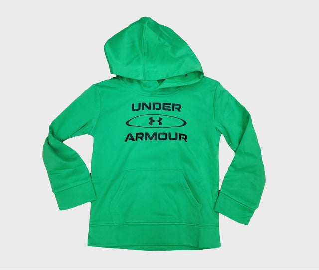 Boys' Extreme Green Infinity Logo Hoodie | Under Armour | Under Armour | Jenni Kidz