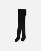 Cable Tights Black | Deux par Deux | Jenni Kidz