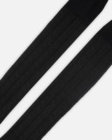 Cable Tights Black | Deux par Deux | Jenni Kidz