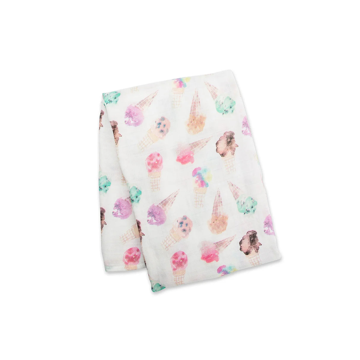 Bamboo Muslin Swaddle - Ice Cream | Lulujo - Jenni Kidz