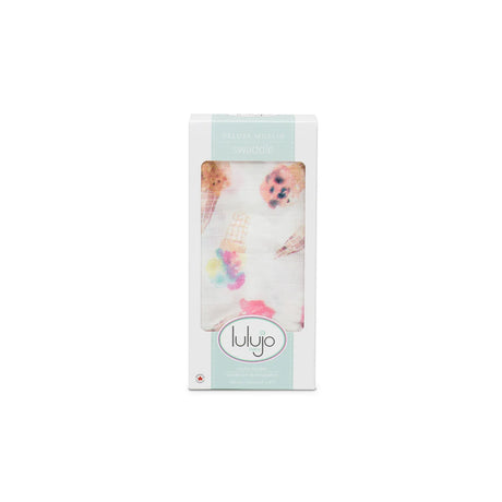 Bamboo Muslin Swaddle - Ice Cream | Lulujo - Jenni Kidz