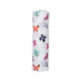 Cotton Muslin Swaddle - Butterfly | Lulujo - Jenni Kidz