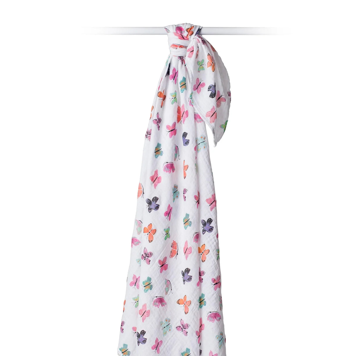 Cotton Muslin Swaddle - Butterfly | Lulujo - Jenni Kidz